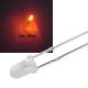 3mm Led orange 4400mcd 30 605~620nm 2,0-2,2V 20mA