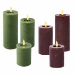 LED Echtwachs Kerze 