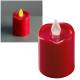 LED Grablicht rot mit D�mmerungssensor flackernder LED / Grablaterne Grableuchte Kerze