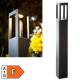 LED Auen Standleuchte TOSKANA II anthrazit 65cm IP65 230V 8,5W 460lm Stehleuchte fr Auen Garten