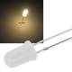 5mm Leds DIFFUS warmwei 3000mcd 60 ~3000K 3,2-3,4V 20mA