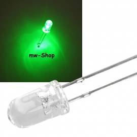 5mm Led grün 18000mcd 18 522~528nm 3,0-3,2V 20mA