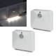  2er Set Led Sensor Nacht-Licht mit Bewegungsmelder batteriebetrieben Notlicht Klebe-Leuchte