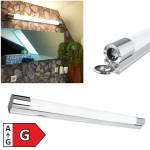 Led Wandleuchte mit Steckdose AQUARII 230V 14W 640lm IP44 Badlampe Spiegelleuchte für Badezimmer