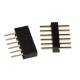 10 miniatur Steckverbinder 6-polig RM 1,27mm / Stecker Set