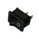 Wippschalter schwarz EIN-AUS 125/250V 6/3 A 21x15mm