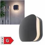 Led Außen Wandleuchte Corvi III warmweiß IP54 230V 10,4W 175lm Wandaufbauleuchte Deko-Light