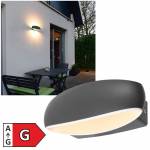 Led Außen Wandleuchte BEID warmweiß IP54 230V 9,3W 360lm Wandaufbauleuchte Deko-Light