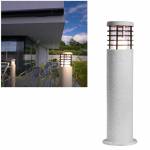 kapego Außen Sockel-/Standleuchte MERAK Granit Stein-Optik 50cm E27 bis 11W 230V IP44 Deko-Light