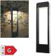 LED Auen Standleuchte HYDRAE silber/anthrazit 65cm IP65 230V 13W 600lm Pollarleuchte Deko-Light