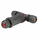 Kabel-Abzweigmuffe T-Form wasserdicht IP68 3polig bis 450V 24A