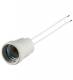E27 Keramik Lampenfassung mit 15cm Kabel fr Leuchtmittel mit E27 Sockel Fassung