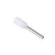 100 Aderendh�lsen wei� isoliert 0,5mm�, L�nge 8mm