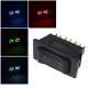  KFZ Fensterheber-Schalter 12V 10A Led beleuchtet Taster 5-Pin Universal