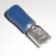 20 Flachsteckhlsen 4,8x0,8mm BLAU fr Kabel 1,5-2,5mm Kabelschuhe