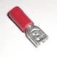 20 Flachsteckhlsen 4,8x0,8mm ROT fr Kabel 0,5-1,5mm Kabelschuhe
