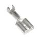 100 Flachsteckhlsen unisoliert 6,3x0,8mm fr Kabel 0,5-1,5mm Kabelschuhe