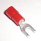 20 GabelKabelschuhe rot M-3 f�r 0,5-1,5mm� Kabel