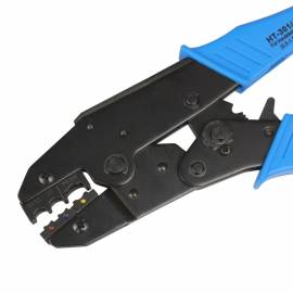 Crimpzange -blau- fr isolierte Kabelschuhe 0,5 bis 6,0 mm - Bild vergrern 