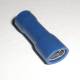 20 Flachsteckhlsen vollisoliert 4,8x0,8mm BLAU fr Kabel 1,5-2,5mm Kabelschuhe