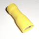 10 Flachsteckhlsen vollisoliert 6,3x0,8mm GELB fr Kabel 4,0-6,0mm Kabelschuhe