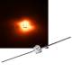 mini Leds 2,2x2,2mm orange 600~602nm 2,0-2,2V 20mA axial