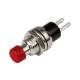 Miniatur Taster ROT Metallschaft Schliesser 30V DC 0,5A, Drucktaster