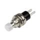 Miniatur Taster WEI� Metallschaft Schliesser 30V DC 0,5A, Drucktaster