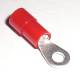 20 RingKabelschuhe ROT M-3 f�r 0,5-1,5mm� Kabel