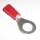 100 RingKabelschuhe ROT M-6 fr 0,5-1,5mm Kabel