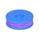 10 Meter Spule flexible Litze / Kabel VIOLETT 0,14mm