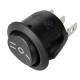 WIPPSCHALTER rund EIN-AUS-EIN 250V/125V 10/16A