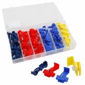 65 tlg. Abzweigverbinder Set, Stromdiebe Rot Blau Gelb Schnellverbinder Sortiment
