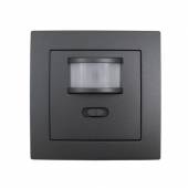FLAIR Bewegungsmelder anthrazit 250V~ 160° 1-500 W Led geeignet inkl. Rahmen UP 3-Draht