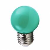 LED Tropfenlampe E27 GRÜN 10lm 1,0W 6 SMD Leds / Dekolampe