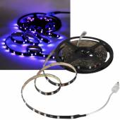 1m Led Leiste Strip UV CLS-100UV IP44 mit 5050 SMDs flexibel 12V 4,8W Schwarzlicht