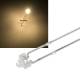 1,8mm Led warmweiß 6000mcd 30° ~3200K 3,2-3,6V 20mA