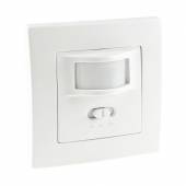 PIR Bewegungsmelder weiß 230 V 1-500 W Unterputz UP Led geeignet 2-Draht Technik