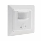 MILOS Bewegungsmelder weiß matt 250V~ 160° 3-100 W Led geeignet inkl. Rahmen UP 2-Draht