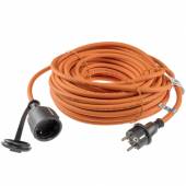 25m Outdoor Verlängerungskabel ORANGE Außen mit Deckel Stromkabel Verlängerung 230V H07RN-F 3G1,5mm²