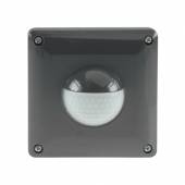 Außen PIR Bewegungsmelder anthrazit IP65 230V 1-200 W Unterputz UP Led geeignet 2&3-Draht Technik
