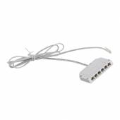 6-fach Verteiler Mini AMP 12V mini Stecker 6er, mit 1m Kabel