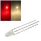 3mm DUO Led rot-warmweiß 3 Pin Bi Color Leds