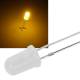 5mm Led DIFFUS gelb 1000mcd 60° 590~595nm 1,9-2,2V 20mA