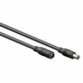 DC Verlängerungskabel 1,5m, 5,5/2,1mm zB für LED-Stripe