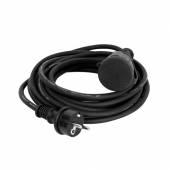 5m Outdoor-Verlängerungskabel SL-009-1 schwarz Außen mit Deckel Verlängerung-Leitung 230V