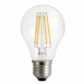 Led Glühbirne FILAMENT E27 extra-warmweiß 1800K 600lm 300° 230V 7W Tropfen-Form