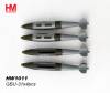 HW1011 4x GBU-31 JDAM 2000 pounds bombs, Hobbymaster 1:72 NEU