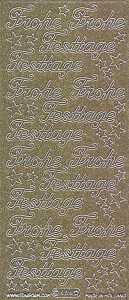Micro-Glittersticker-0464ggs-Frohe Festtage-gold-silber