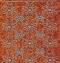 Micro-Glittersticker-7007gors-Blumen-orange/silber